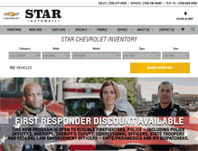 Tablet Screenshot of greensburgchevy.com